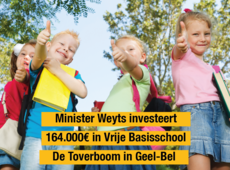 Minister Weyts investeert in De Toverboom