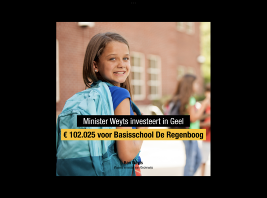 School investering Geel School investering Geel