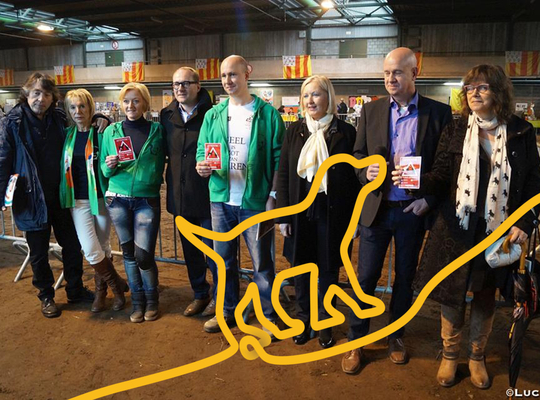 Voorstelling sticker op dierendag Voorstelling sticker op dierendag