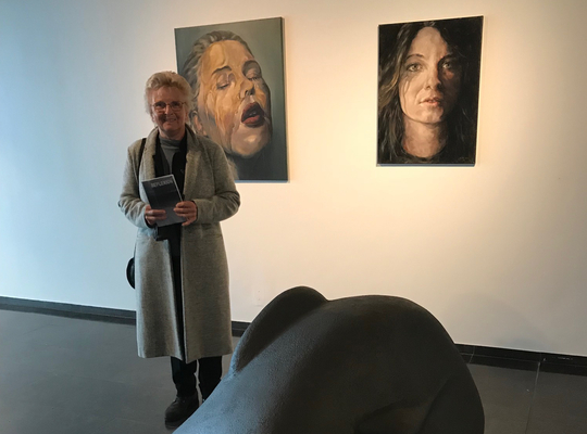 Marleen Verboven bezoekt expo Reflexion Marleen Verboven bezoekt expo Reflexion